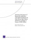 Assessing the Impact of Requiring Justification and Approval Review for Sole Source 8(a) Native American Contracts in Excess of $20 Million - Nancy Y Moore, Amy G. Cox, Clifford A. Grammich, Judith D Mele