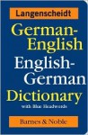 German-English English-German Dictionary with Blue Headwords - Langenscheidt