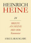 Briefe an Heine 1823-1836. Kommentar - Renate Francke