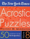 The New York Times Acrostic Puzzles Volume 8 - Thomas H. Middleton