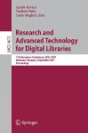 Research and Advanced Technology for Digital Libraries: 11th European Conference, ECDL 2007 Budapest, Hungary, September 16-21, 2007 Proceedings - Laszlo Kovacs, Norbert Fuhr, Carlo Meghini