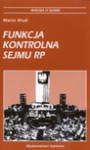 Funkcja kontrolna Sejmu RP - Maria Kruk