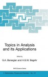 Topics in Analysis and Its Applications - Grigor A. Barsegian, Heinrich G.W. Begehr