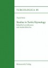 Studies in Turkic Etymology - Árpád Berta, Lars Johanson, András Róna-Tas