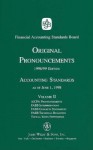 1998 Original Pronouncements - Financial Accounting Standards Board (FA, Financial Ccounting Standards