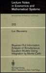 Bayesian Full Information Analysis of Simultaneous Equation Models Using Integration by Monte Carlo - Luc Bauwens