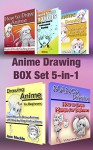 ANIME Drawing BOX set 5-in-1: Anime Drawing for Beginners, Drawing Anime Faces, Drawing Anime Emotions, Manga Drawing for Beginners, Anime Drawing Practical Guide - Li Shen, Jane Mackle, Yuka Hiramatsu