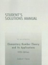 Student Solutions Manual for Elementary Number Theory - Kenneth H. Rosen