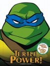 Turtle Power!: A Scrapbook by Leonardo [With 4 Trading CardsWith Punch-Out Bandana] - Jim Thomas