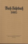 Bach-Jahrbuch 2005. 91. Jahrgang - Peter Wollny