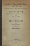 Der Arme Heinrich Nebst Dem Inhalte Des Erek Und Iwein, Und Meier Helmbrecht - Hartmann von Aue