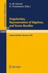 Singularities, Representation of Algebras, and Vector Bundles: Proceedings of a Symposium Held in Lambrecht/Pfalz, Fed.Rep. of Germany, Dec. 13-17, 1985 - Gert-Martin Greuel, Günther Trautmann