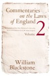 Commentaries on the Laws of England Vol.2 - William Blackstone