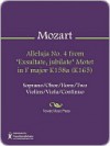 Alleluja No. 4 from "Exsultate, jubilate" Motet in F major K158a (K165) - Wolfgang Amadeus Mozart