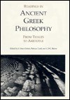 Readings in Ancient Greek Philosophy: From Thales to Aristotle - S. Marc Cohen, Myles Marc Cohen, Patricia Curd, P. Curd