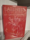 Lateness - David Shapiro