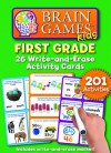 Brain Games Kids First Grade Write-and-Erase Activity Cards - Publications International