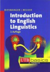 Introduction to English linguistics - Markus Bieswanger