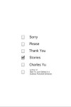 Sorry Please Thank You: Stories - Charles Yu