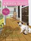 Murder, She Barked (Paws & Claws Mystery) - Jeanie Kanaley, Krista Davis