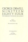 Nineteen Eighty-four: The Facsimile of the Extant Manuscript - George Orwell