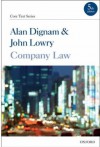 Company Law (Core Texts) - Alan Dignam;John Lowry