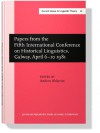 Papers from the 5th International Conference on Historical Linguistics (Current Issues in Linguistic Theory 21) - Anders Ahlqvist
