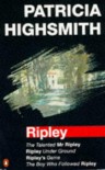 The Ripley Omnibus: The Talented Mr.Ripley; Ripley Underground; Ripley's Game; Boy Who Followed Ripley - Patricia Highsmith