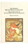 The Oldest British Prose Literature: The Compilation of the Four Branches of the Mabinogi - Nikolai Tolstoy, Nicolas Jacobs