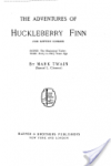 The Adventures of Huckleberry Finn (Tom Sawyer's Comrade) - Mark Twain