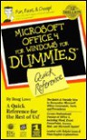 Microsoft Office 4 F/Windows F/Dummies Quick Reference - Doug Lowe