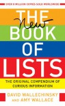 The New Book of Lists: The Original Compendium of Curious Information - David Wallechinsky, Amy Wallace