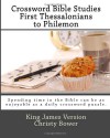 Crossword Bible Studies - First Thessalonians to Philemon: King James Version - Christy Bower