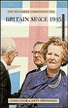 Longman companion to Britain since 1945 - Chris Cook, John Stevenson