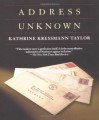 Address Unknown - Kathrine Kressmann Taylor