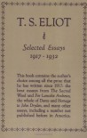 Selected Essays - T.S. Eliot