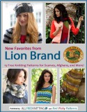 New Favorites from Lion Brand: 15 Free Knitting Patterns for Scarves, Afghans and More - AllFreeKnitting