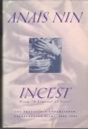 Incest: From a Journal of Love - Anaïs Nin, Rupert Pole, Gunther Stuhlmann