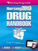 Nursing2013 Drug Handbook (Nursing Drug Handbook) - Lippincott Williams, Wilkins