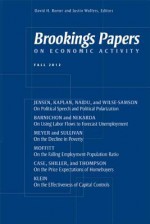 Brookings Papers on Economic Activity: Fall 2012 - David H Romer, Justin Wolfers