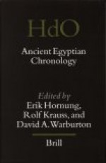 Ancient Egyptian Chronology - Erik Hornung, Rolf Krauss, David A. Warburton