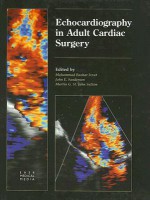 Echocardiography in Adult Cardiac Surgery - Martin St. John Sutton, Mohammad Bashar Izzat