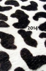 Calendar 2014 (USA) - Cow: Half Letter, 1 Week on 2 Pages - Edition Cumulus