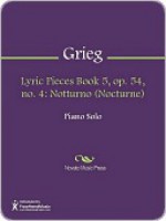 Lyric Pieces Book 5, op. 54, no. 4 - Edvard Grieg