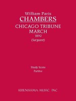 Chicago Tribune March: Study Score - William Paris Chambers, Richard W Sargeant