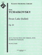 Swan Lake (ballet), Op.20 (Act I, Pas d'Action (1895 version, with alternate passages)): Flute 2 part (Qty 2) [A8905] - Pyotr Tchaikovsky, Pyotr Tchaikovsky, William McDermott - editor