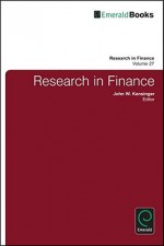 Research in Finance, Volume 27 - John W. Kensinger