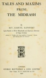 Tales and Maxims from the Midrash - Samuel Rapaport