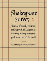 Shakespeare Survey 2: Shakespearian Production - Allardyce Nicoll