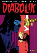 Diabolik anno XXVI n. 5: Anonima delitti - Angela Giussani, Luciana Giussani, Sergio Zaniboni, Brenno Fiumali, Franco Paludetti